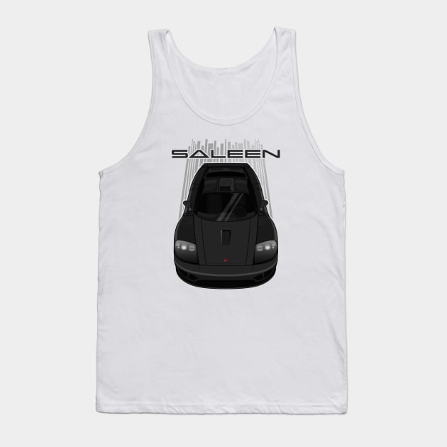 Saleen S7 - Black Tank Top by V8social